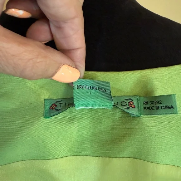 TIBI HYLAND EMBROIDERED SILK SHEATH - Picture 7 of 10